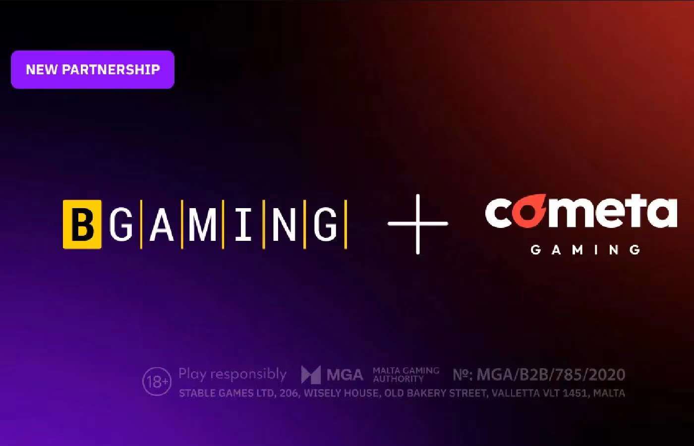 BGaming e Cometa Gaming anunciam parceria para mercado regulado brasileiro 