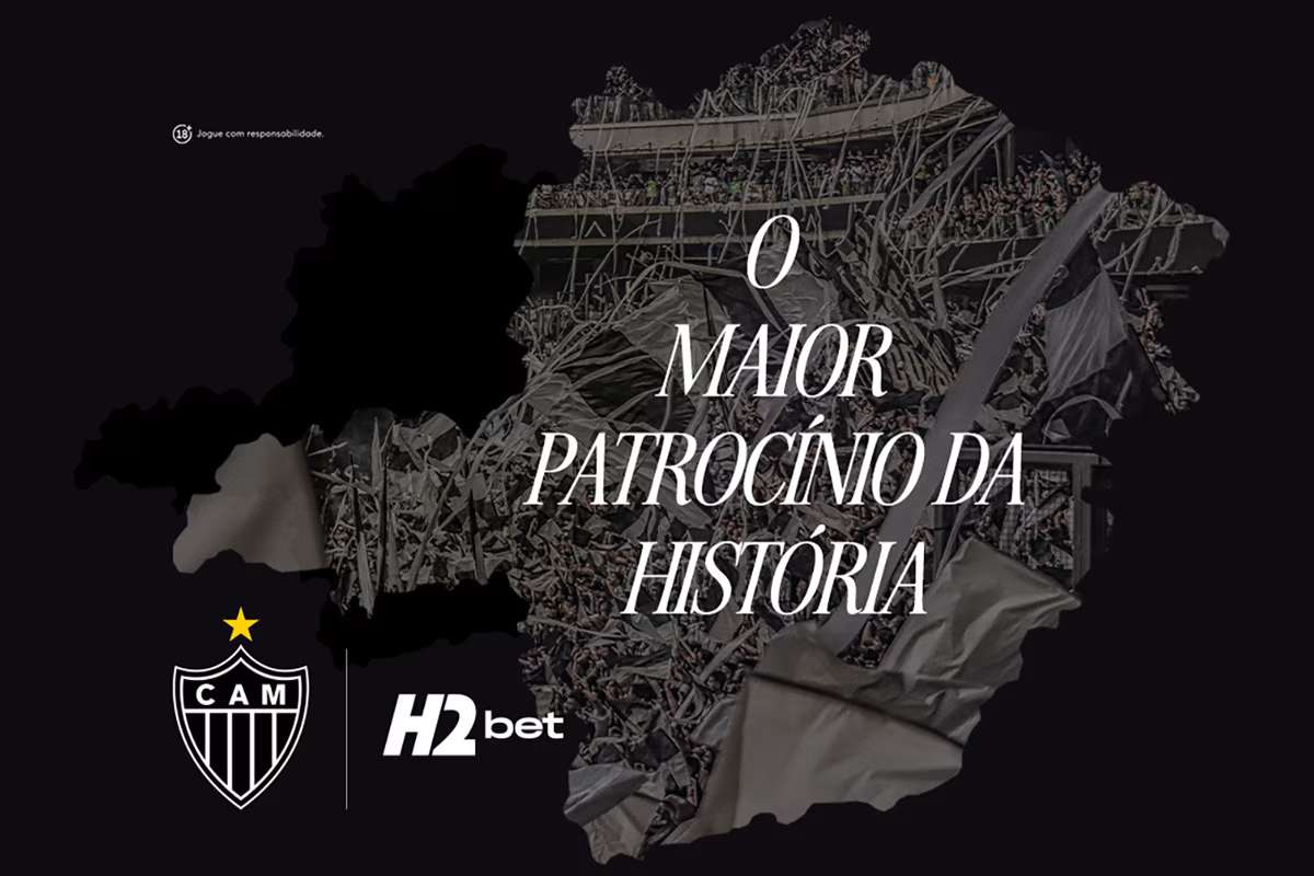 Atlético-MG oficializa H2Bet em acordo que pode ultrapassar R$ 200 milhões