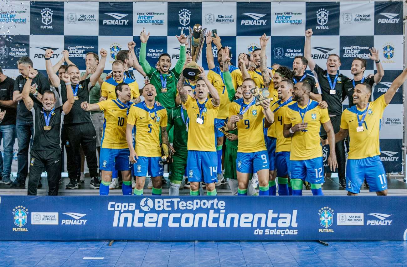 BETesporte patrocina torneio de futsal vencido de forma invicta pela Seleção Brasileira