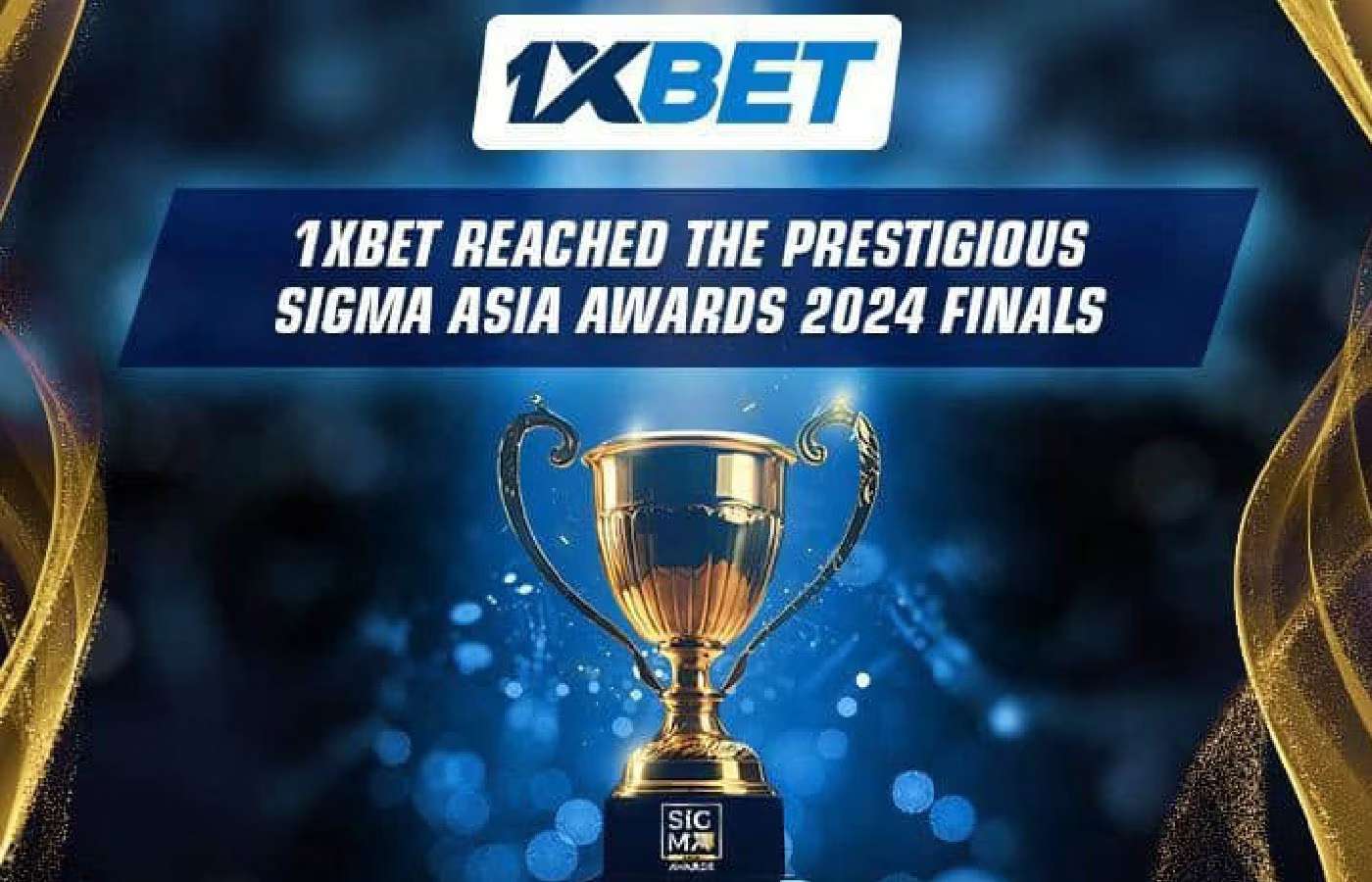 Plataforma 1xBet é indicada a duas categorias do SiGMA Asia Awards 2024