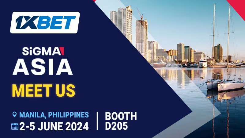 1xBet se torna patrocinadora do SiGMA Asia 2024; operadora concorre em duas categorias 
