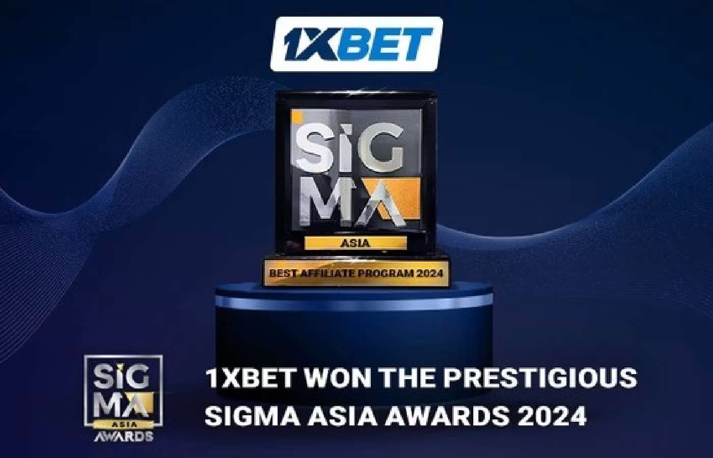 Programa de Afiliados da 1xBet vence o SiGMA Asia Awards 2024 