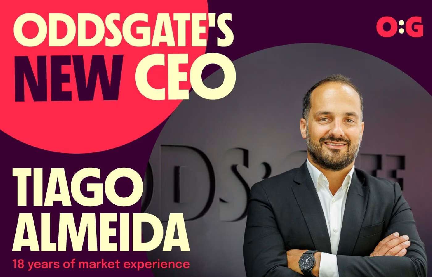 Tiago Almeida é anunciado como o novo CEO da Oddsgate