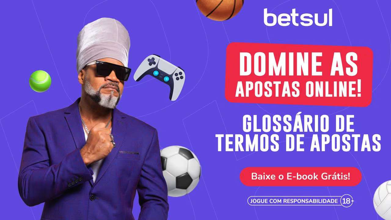 Betsul lança e-book gratuito com glossário de termos de apostas esportivas