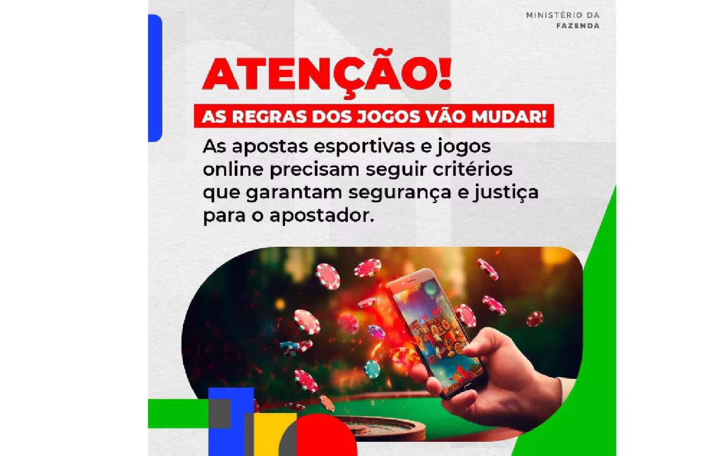 Fazenda inicia campanha de conscientização sobre jogo responsável no país