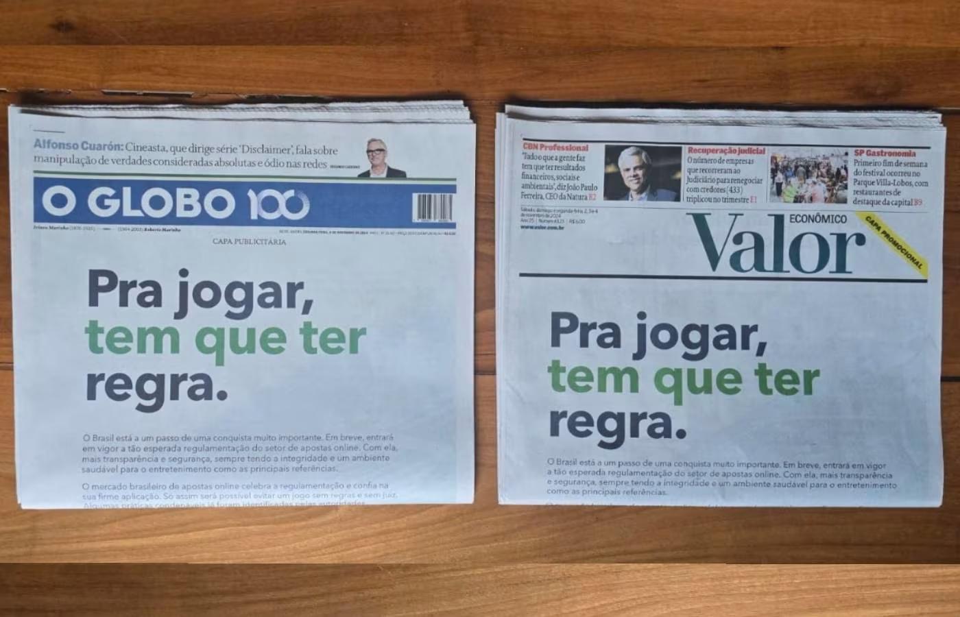 “Pra jogar, tem que ter regra”, IBJR lança campanha-manifesto em grandes jornais do país 