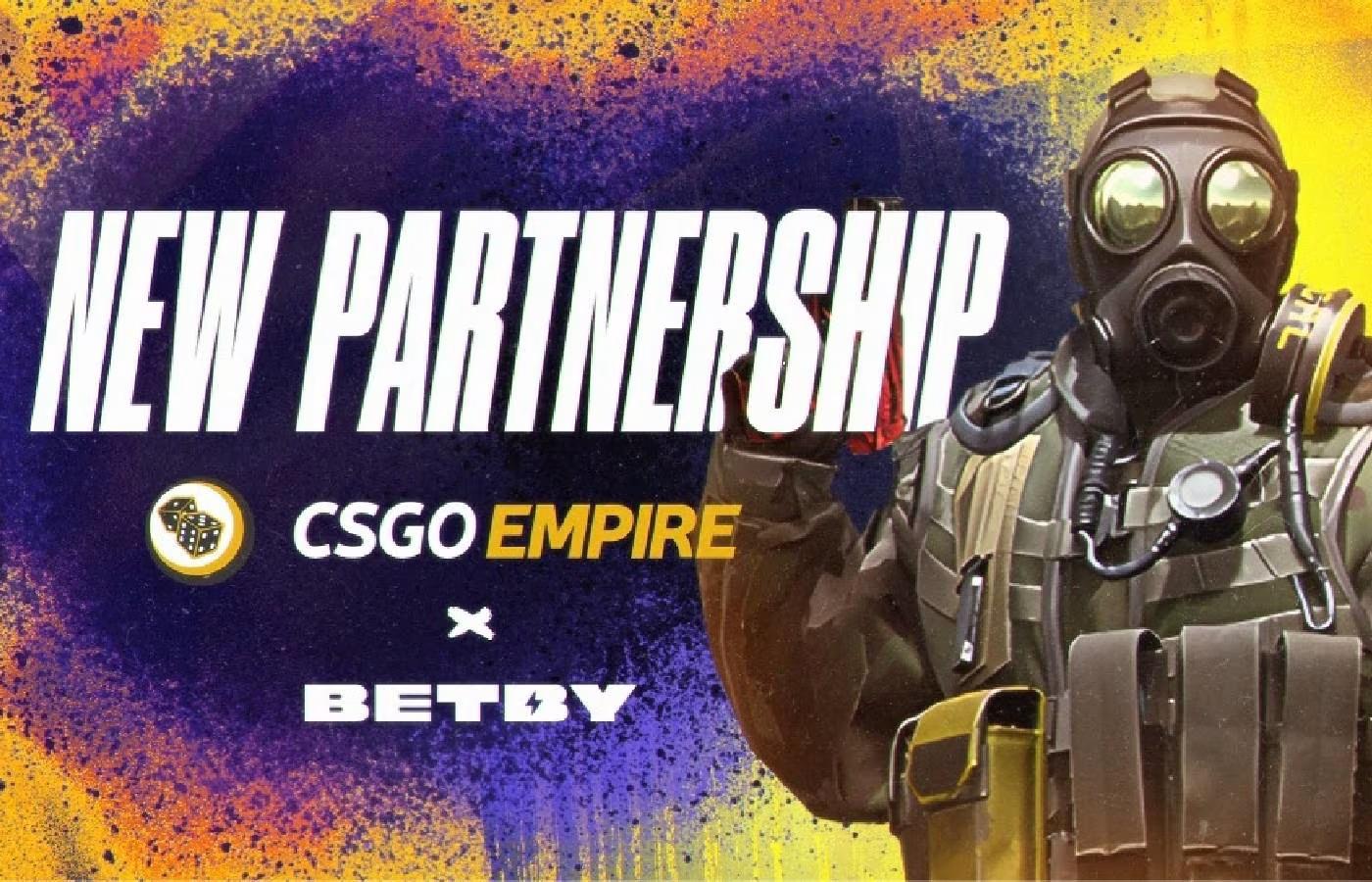 BETBY e CSGOEmpire anunciam parceria para apostas esportivas 