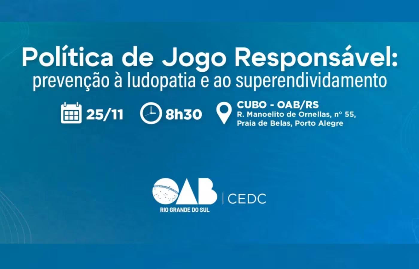 OAB/RS realiza debate sobre integridade e riscos associados aos jogos 