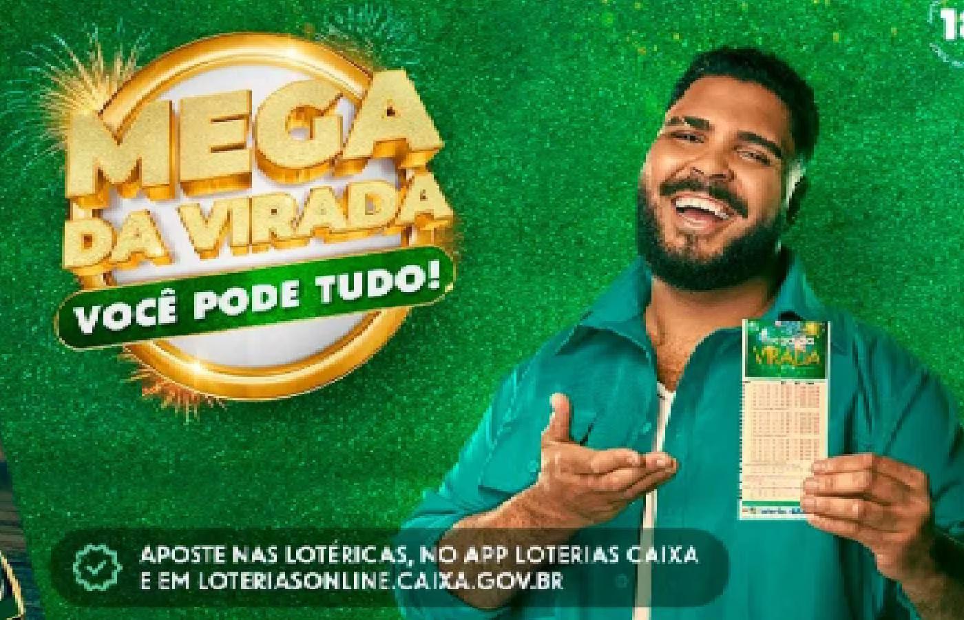 Mega da Virada lança campanha com Paulo Vieira; prêmio vai pagar R$ 600 milhões 