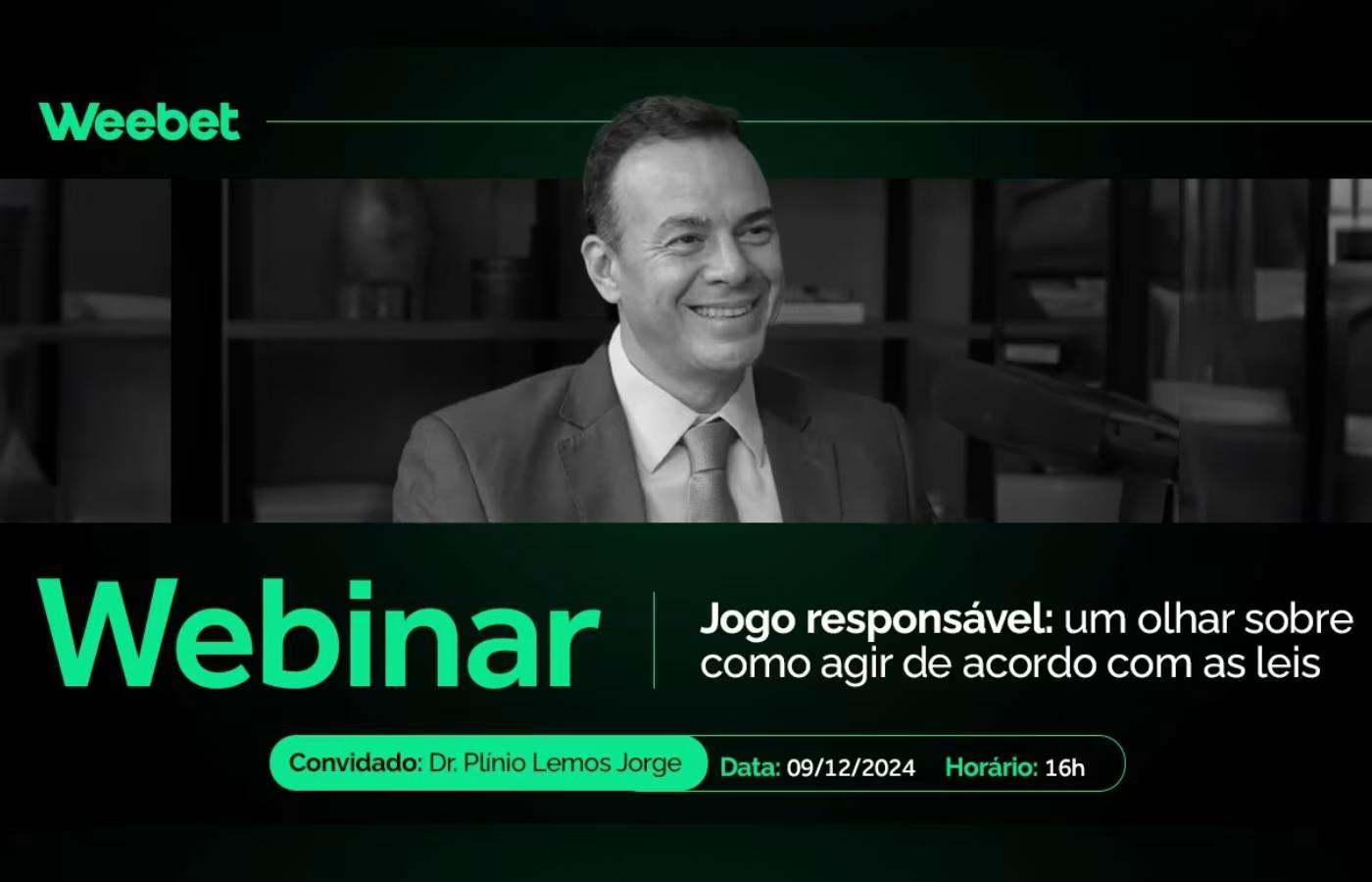 Weebet e presidente da ANJL participam de webinar sobre jogo responsável 