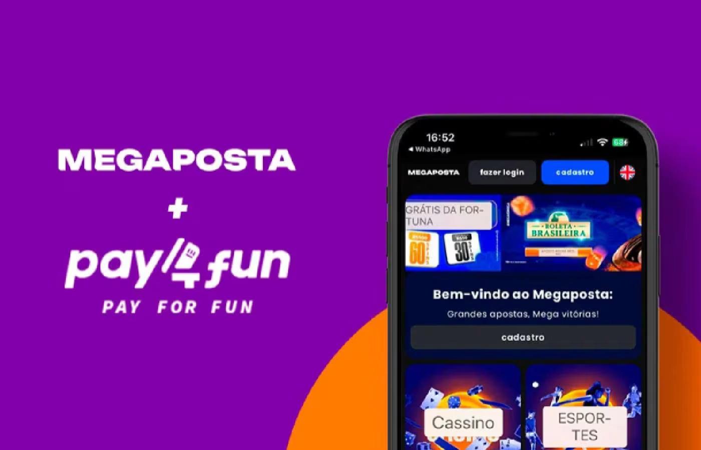 Empresa de pagamentos Pay4Fun anuncia Megaposta como nova integração 