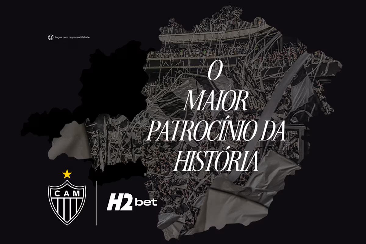 Atlético-MG oficializa H2Bet em acordo que pode ultrapassar R$ 200 milhões