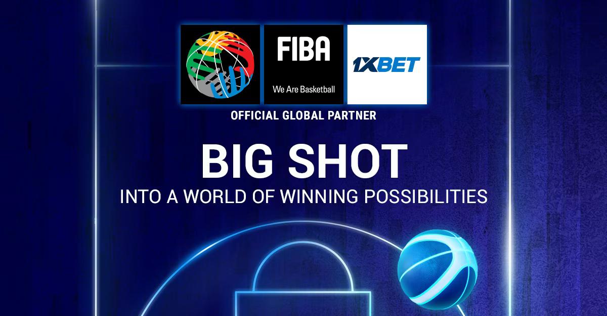FIBA anuncia 1xBet como parceira global de apostas em contrato de três anos