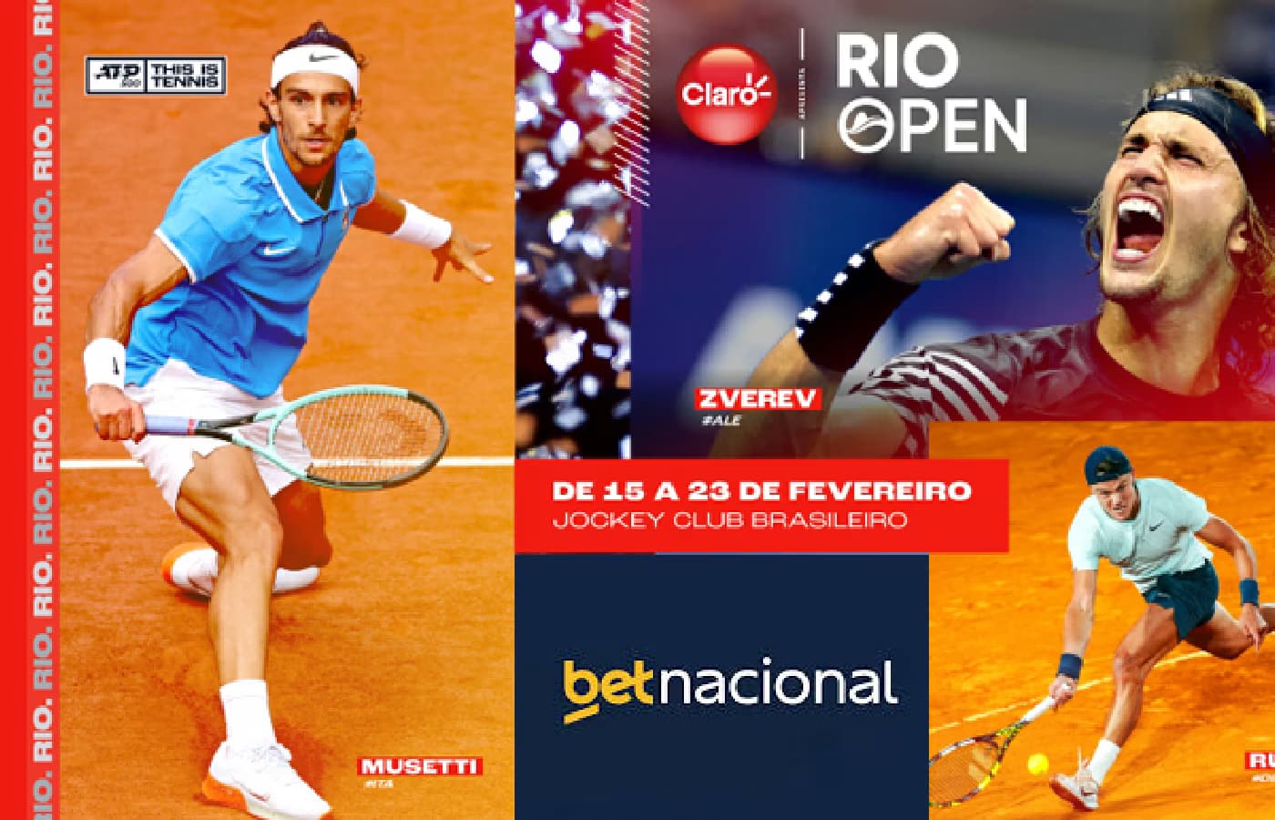 Tênis: Betnacional é a patrocinadora oficial do Rio Open 2025