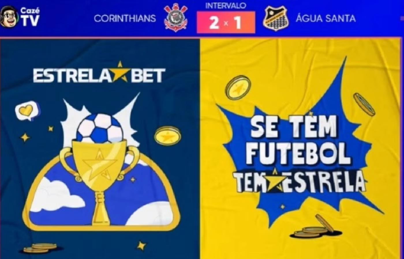 EstrelaBet fecha patrocínio das transmissões do Paulistão e Brasileirão na CazéTV