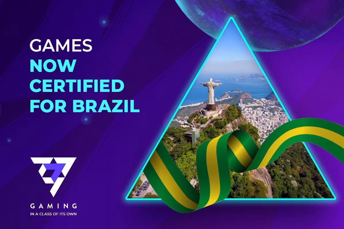 7777 Gaming obtém certificação de fornecedor para o mercado brasileiro