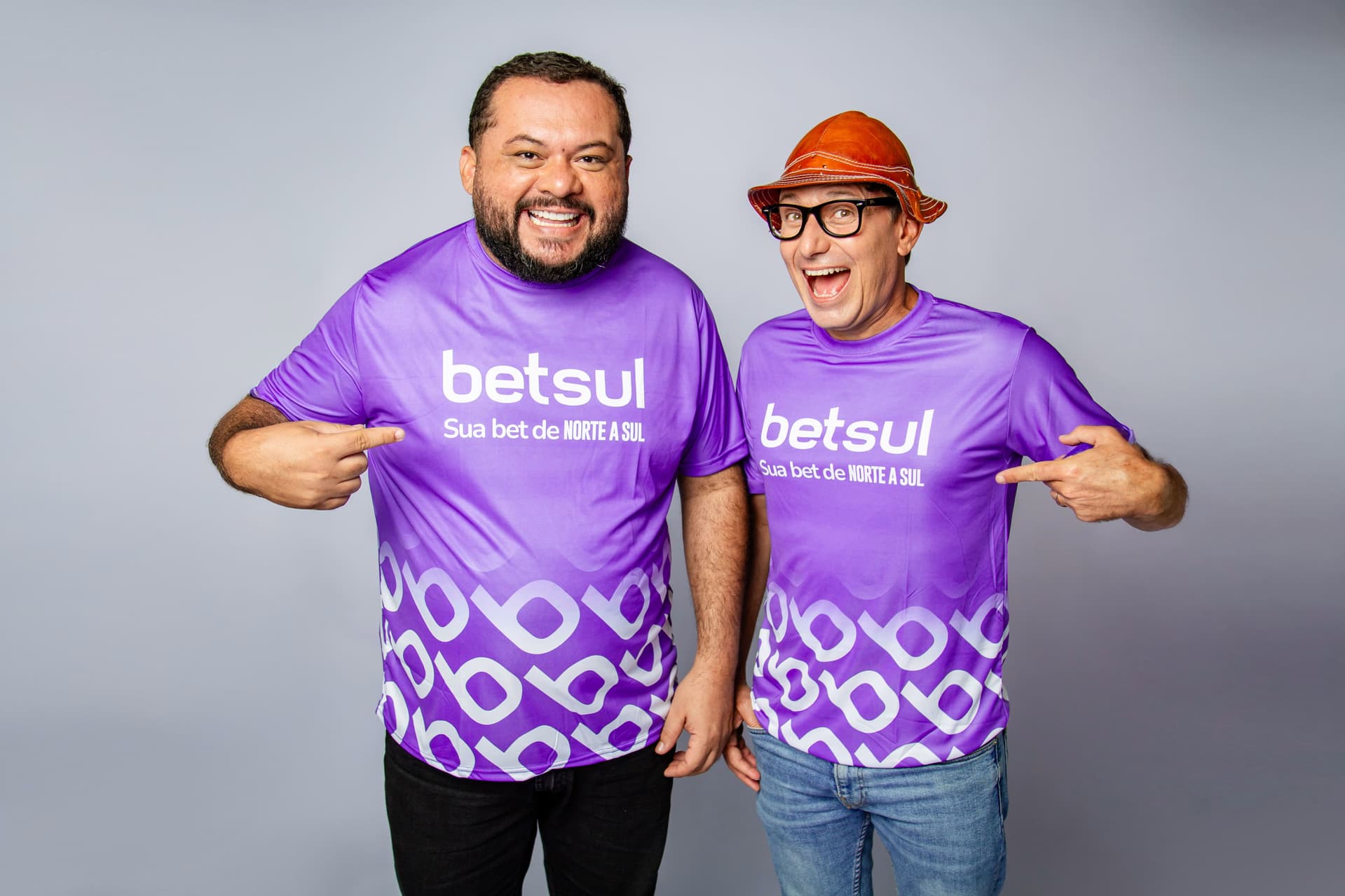 Humoristas Mução e Zé Fabiano são os novos embaixadores da Betsul