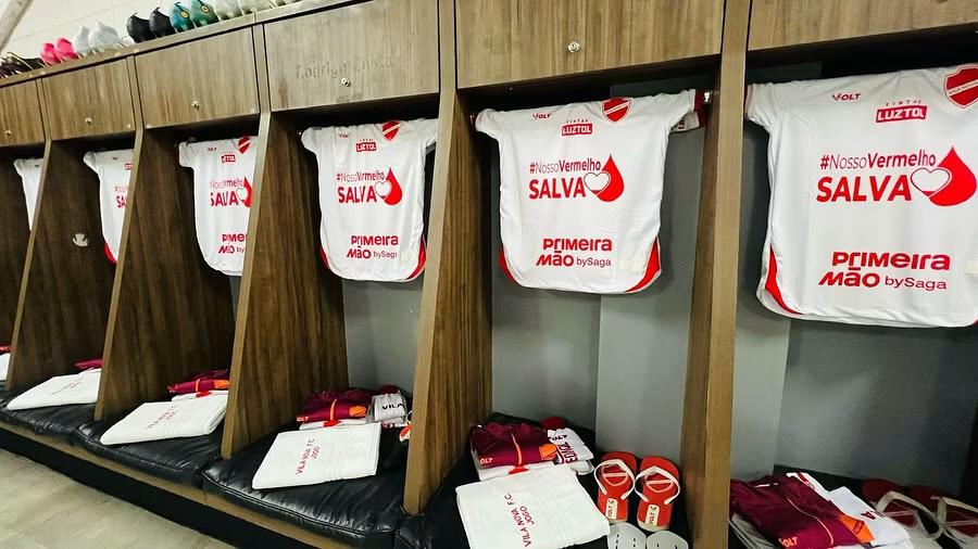 Vila Nova só voltará a jogar de vermelho após meta de campanha ser atingida
