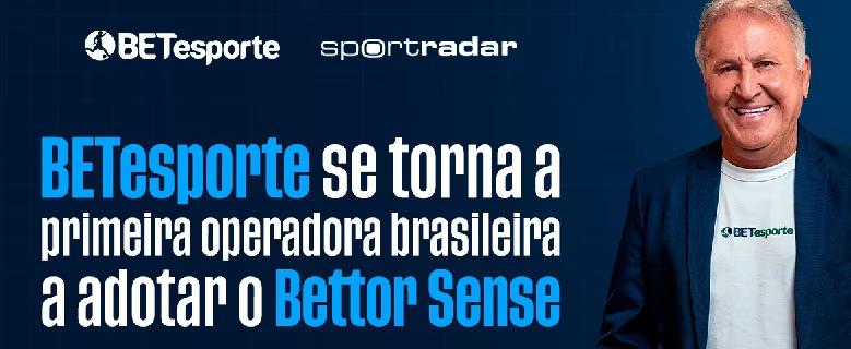 BETesporte fecha acordo com Sportradar e lidera adoção do Bettor Sense no país