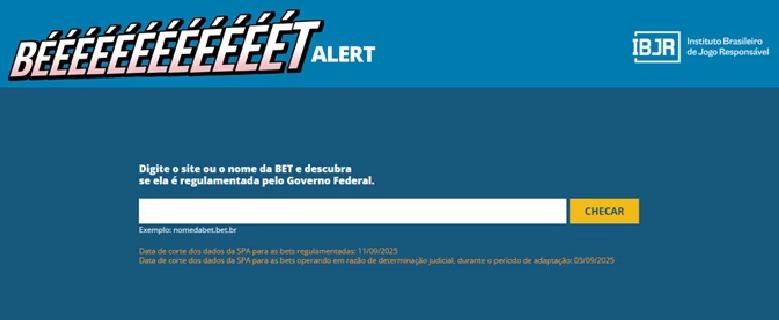 IBJR lança BetAlert: saiba se sua casa de apostas é legal no Brasil