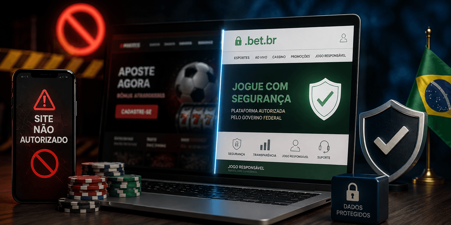 Quase metade das apostas online no Brasil ainda estão fora do mercado regulado