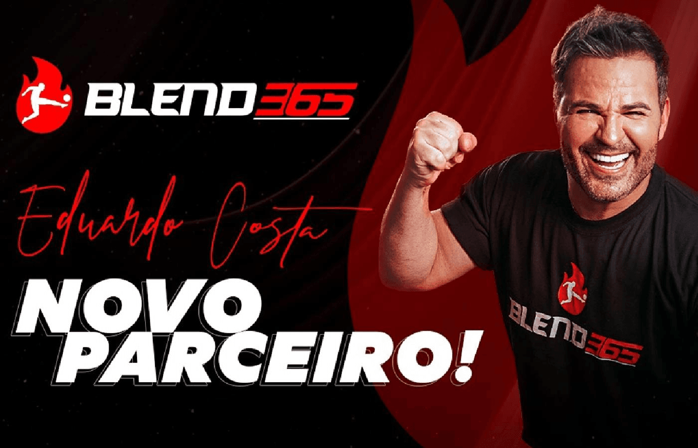 Cantor Eduardo Costa é o novo embaixador da Blend 365 