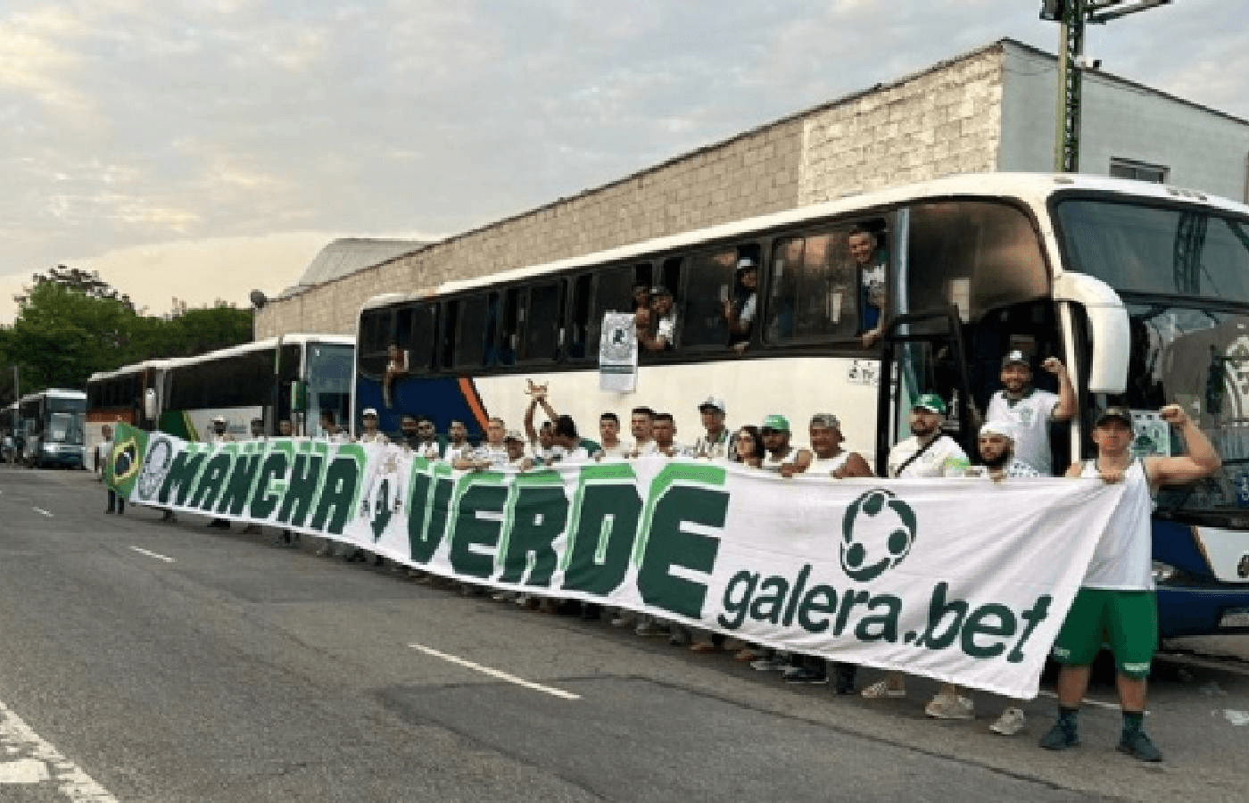 Galera.bet apoia Mancha Verde em viagem para duelo do Palmeiras pela Libertadores 