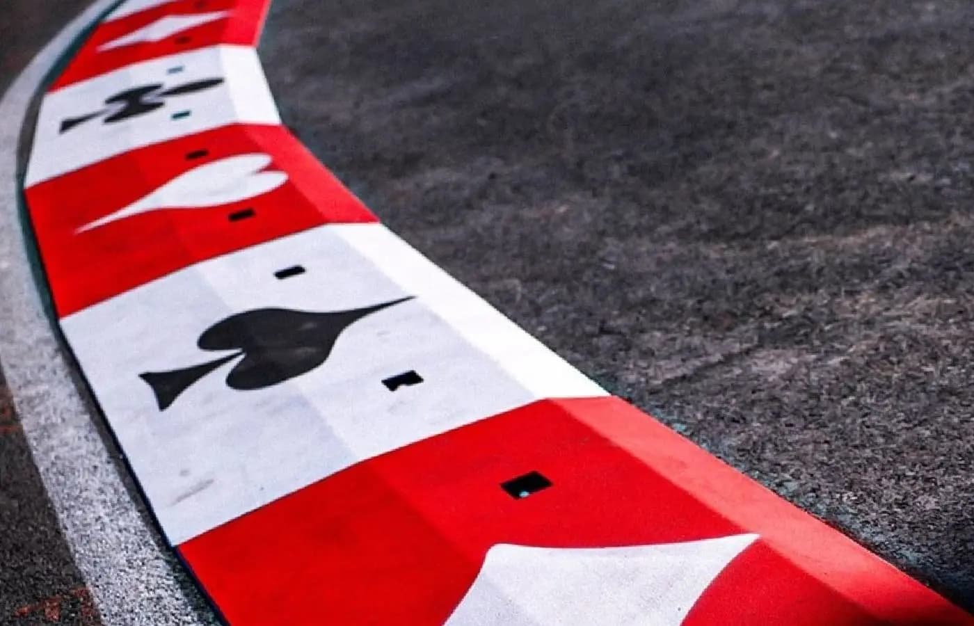 GP de Las Vegas de F1 inova com símbolos de cartas de baralho na pista 