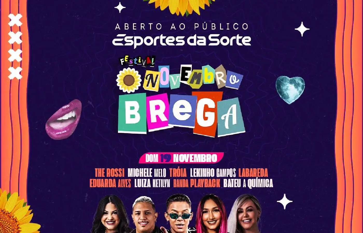 Esportes da Sorte patrocina "Novembro Brega" em Recife, já de olho no Carnaval 2024 