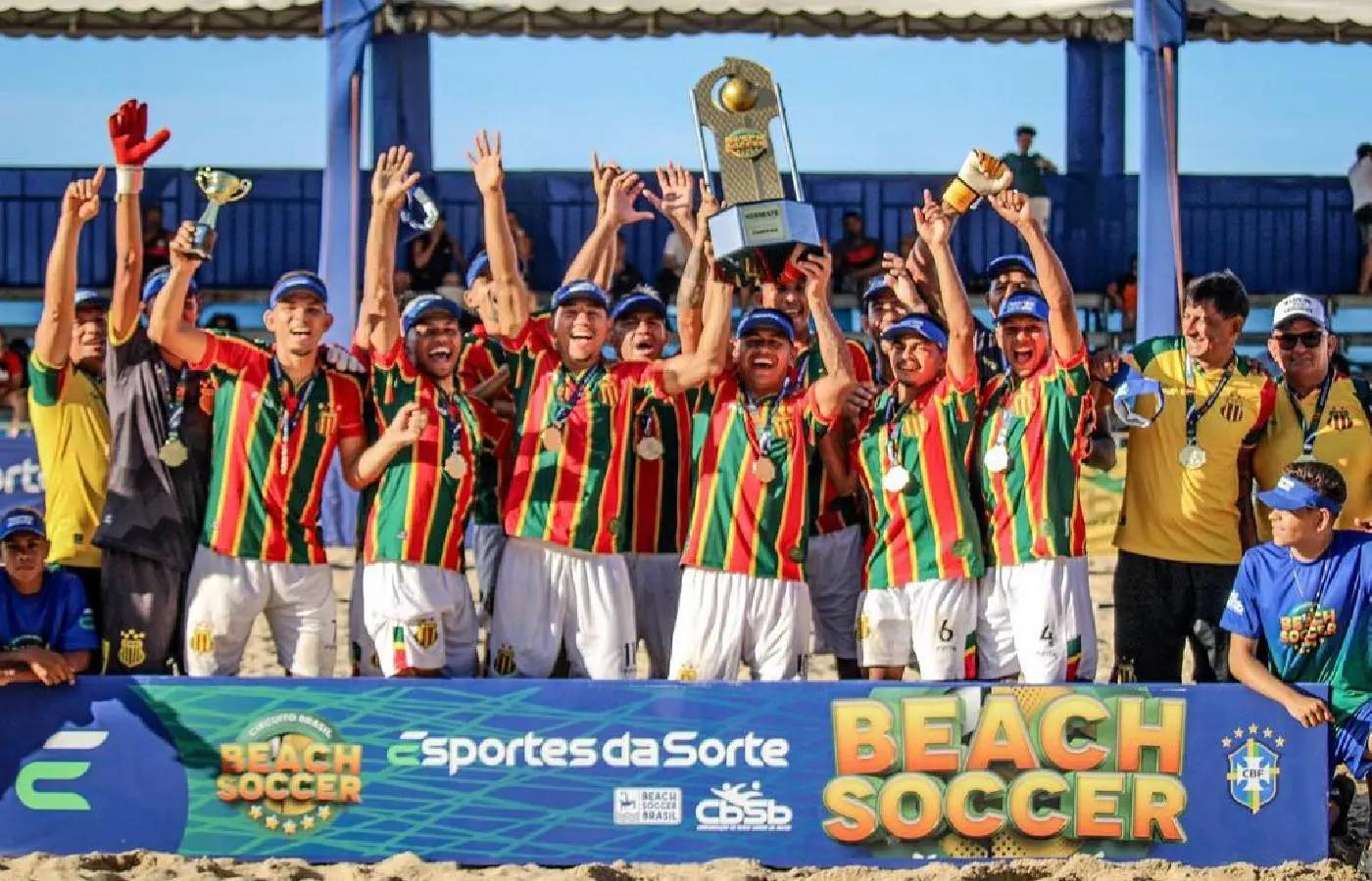 Esportes da Sorte patrocina etapa do Rio de Janeiro de Circuito Brasil de Beach Soccer