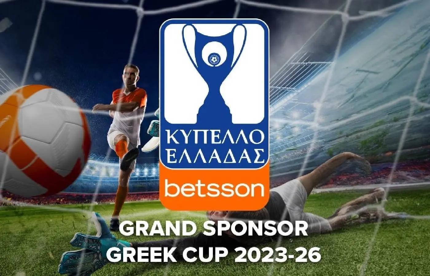 Betsson adquire naming rights da Copa da Grécia até 2026 