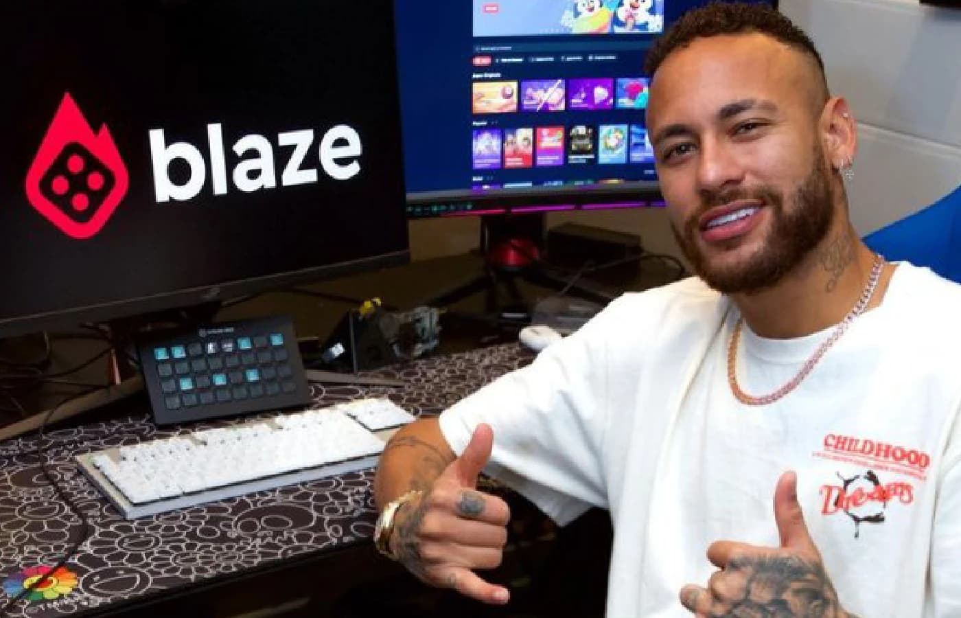 Cruzeiro de Neymar tem Blaze e empresa de Vírginia como patrocinadores