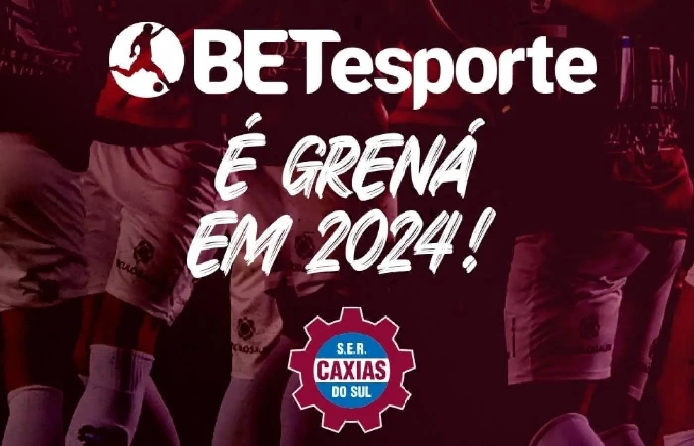 Casa de apostas BETesporte anuncia patrocínio ao Caxias para 2024 