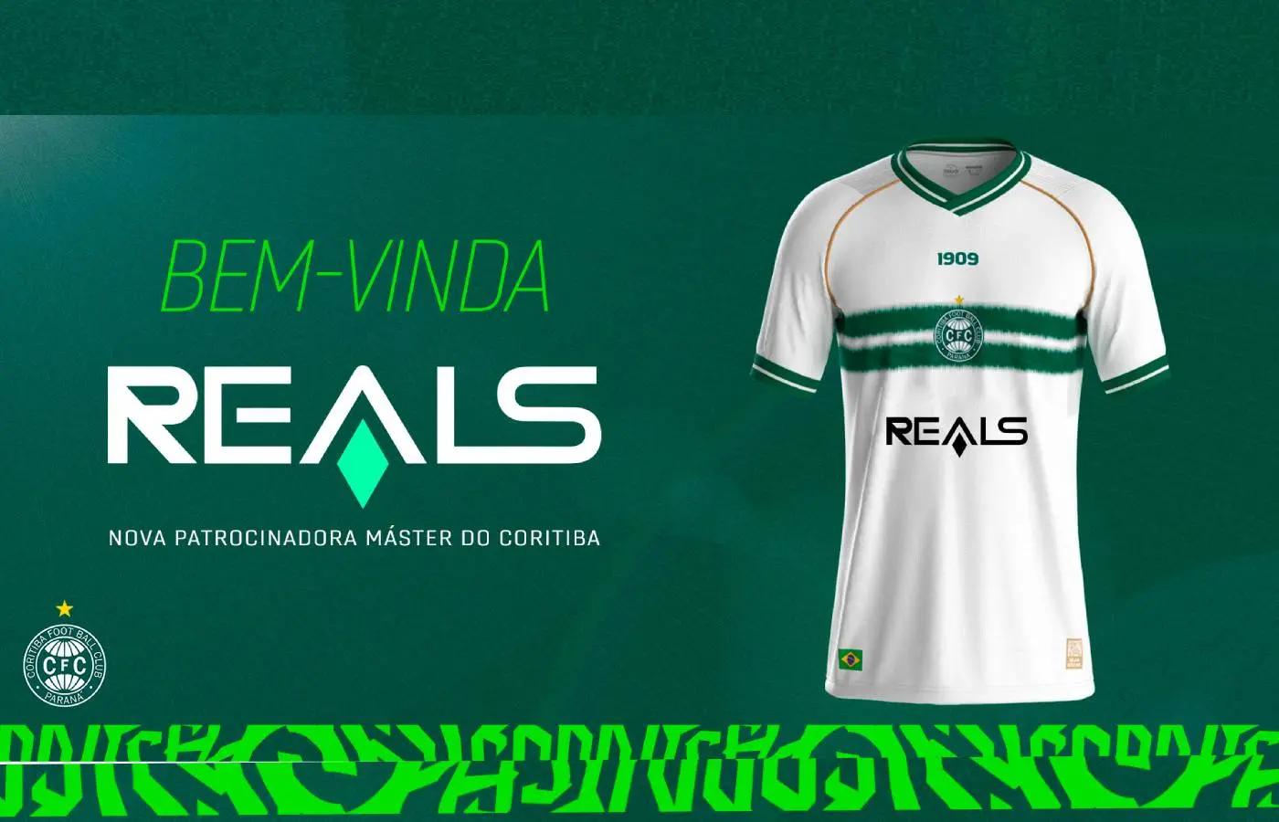 Reals fecha com Coritiba o maior patrocínio máster da história do clube 
