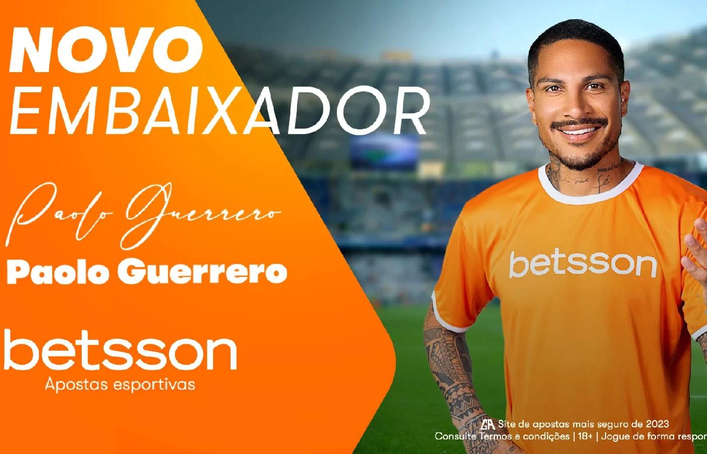 Guerrero, ídolo do Corinthians e da seleção peruana, é anunciado como embaixador da Betsson