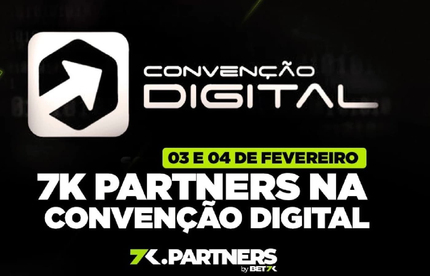 Plataforma de apostas Bet7k confirma presença na Convenção Digital 2024