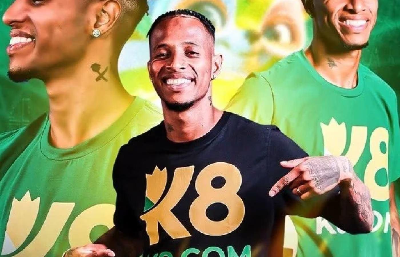 K8 Brasil anuncia Tchê Tchê do Botafogo como novo embaixador 