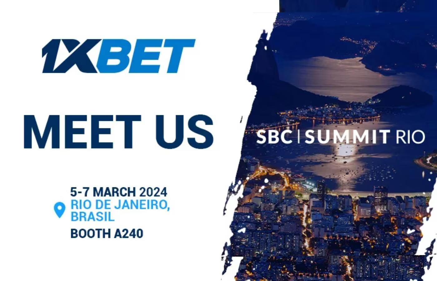 SBC Summit Rio se inicia com casa de apostas 1xBet como patrocinadora premium 