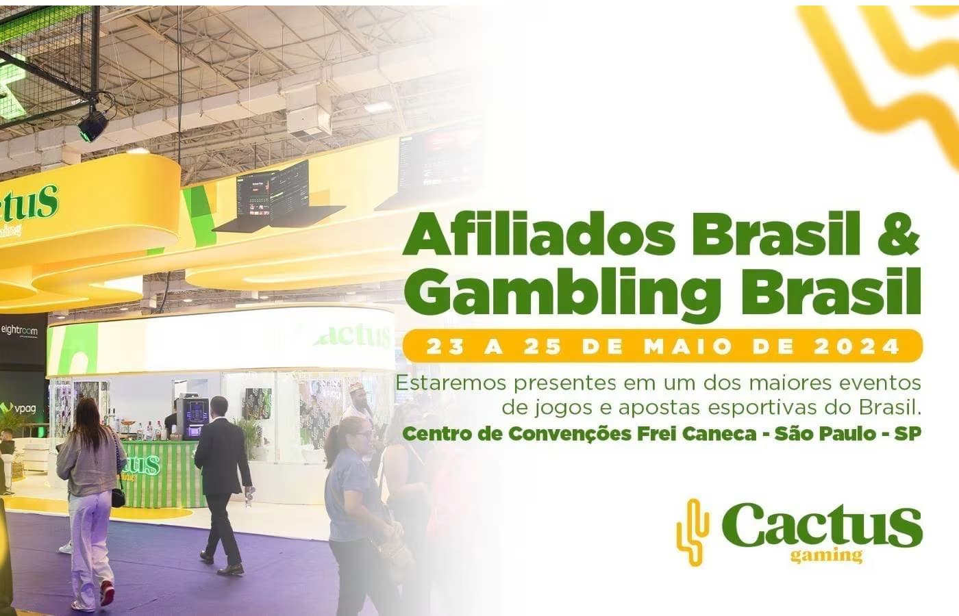 Cactus Gaming marca presença com novidades no Afiliados Brasil & Gambling Brasil 2024 
