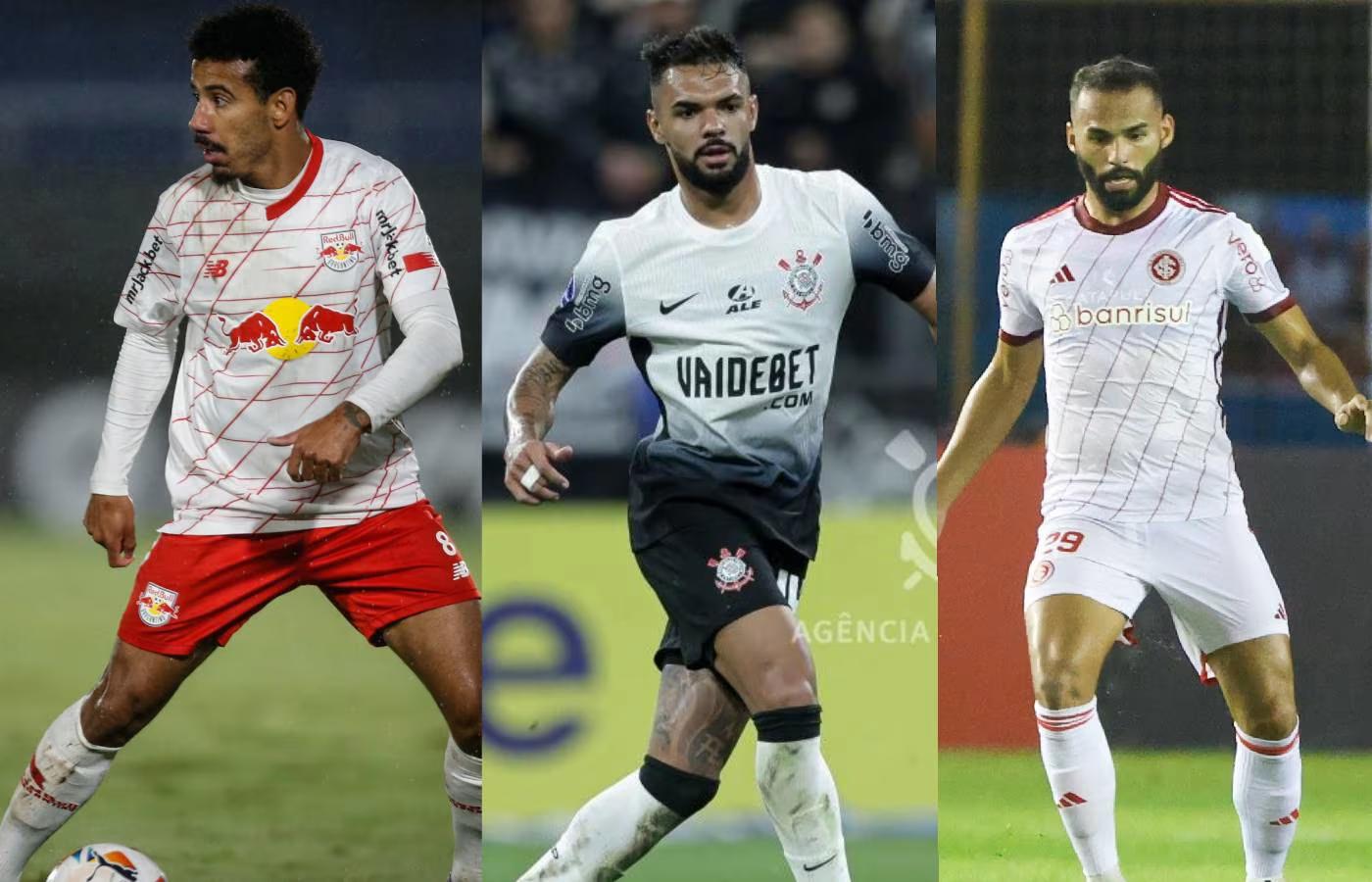 Bragantino, Corinthians e Internacional: confira odds para duelos da Sul-Americana 