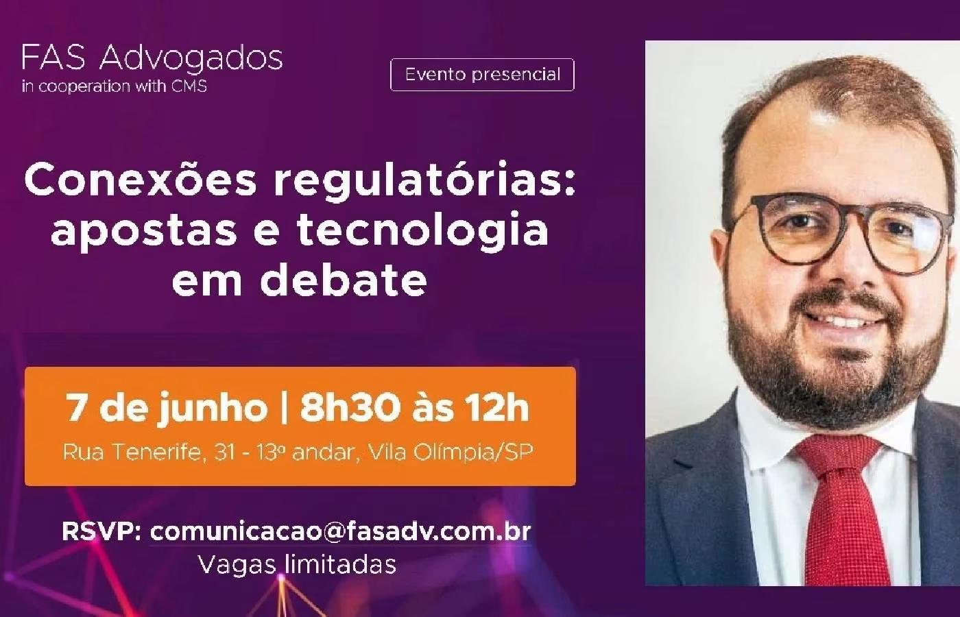 Regis Dudena, Secretário da SPA, vai participar de painel sobre regulamentação do setor 