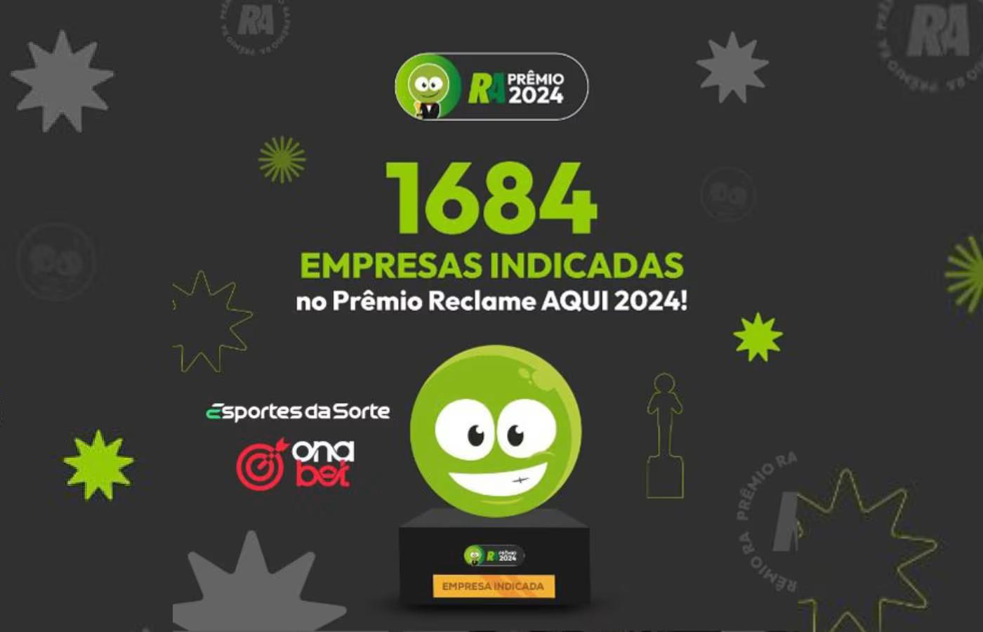 Prêmio Reclame AQUI: Esportes da Sorte e Onabet são indicadas na categoria "Bet" 