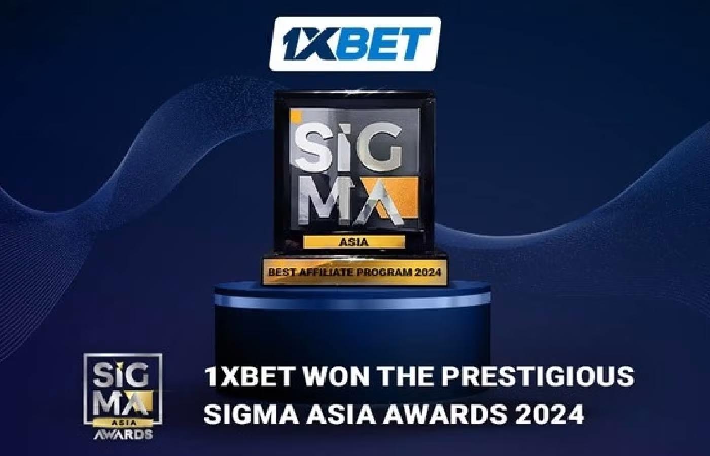 Programa de Afiliados da 1xBet vence o SiGMA Asia Awards 2024 