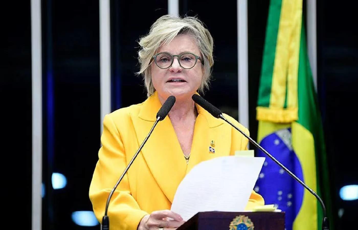 Senadora defende cartão de crédito em cassinos: "a pessoa gasta e não pode lavar dinheiro" 