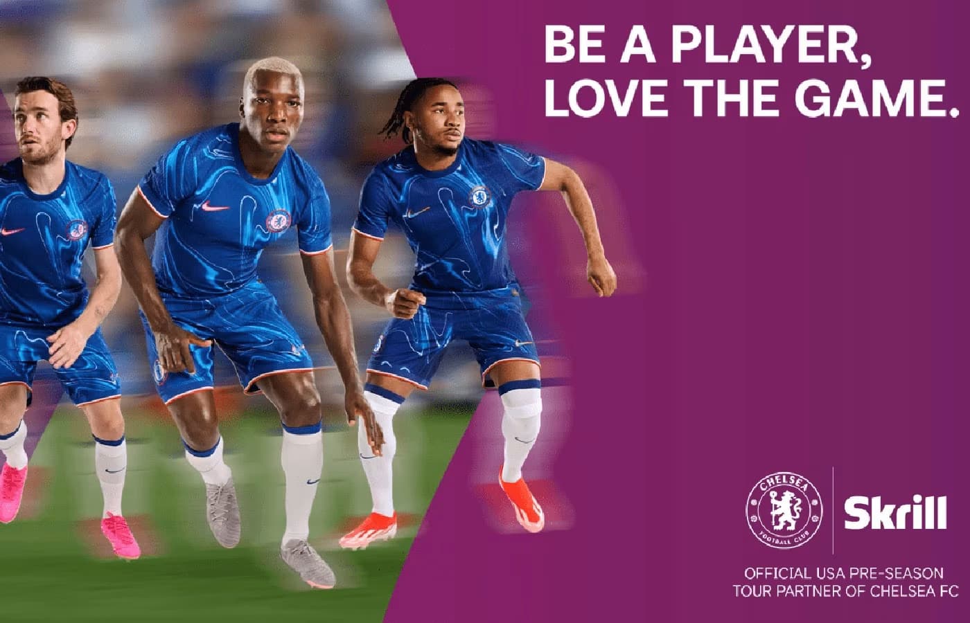 Skrill é anunciada como parceira oficial da pré-temporada do Chelsea nos EUA
