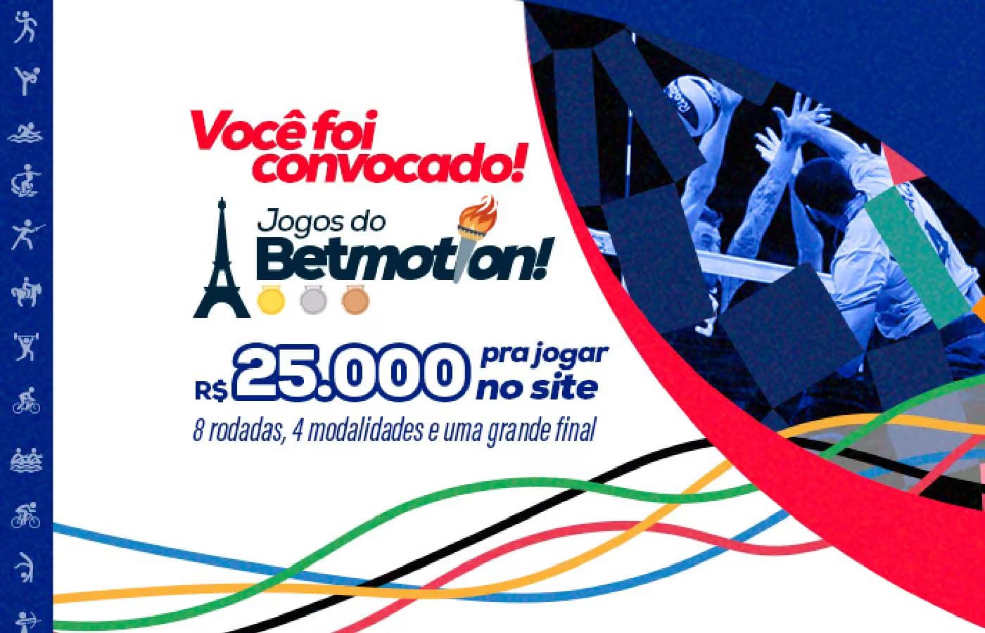 Betmotion lança competição inspirada nas Olimpíadas que vai pagar R$ 25 mil 