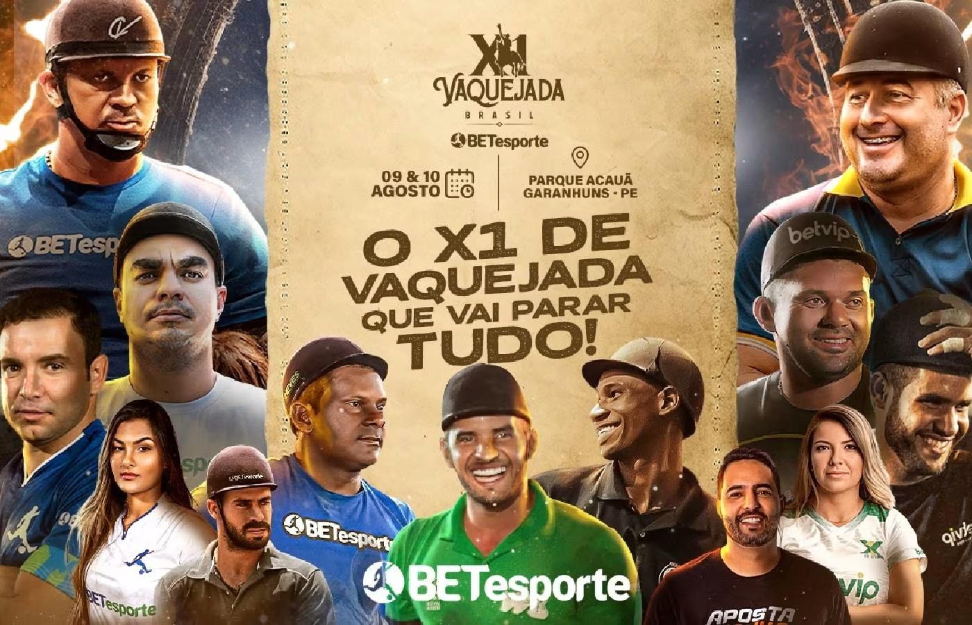 BETesporte patrocina X1 Vaquejada Brasil e lança mercado para confrontos 