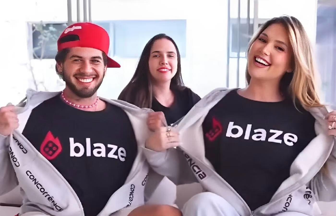 Blaze anuncia Virginia Fonseca e Zé Felipe como novos embaixadores 