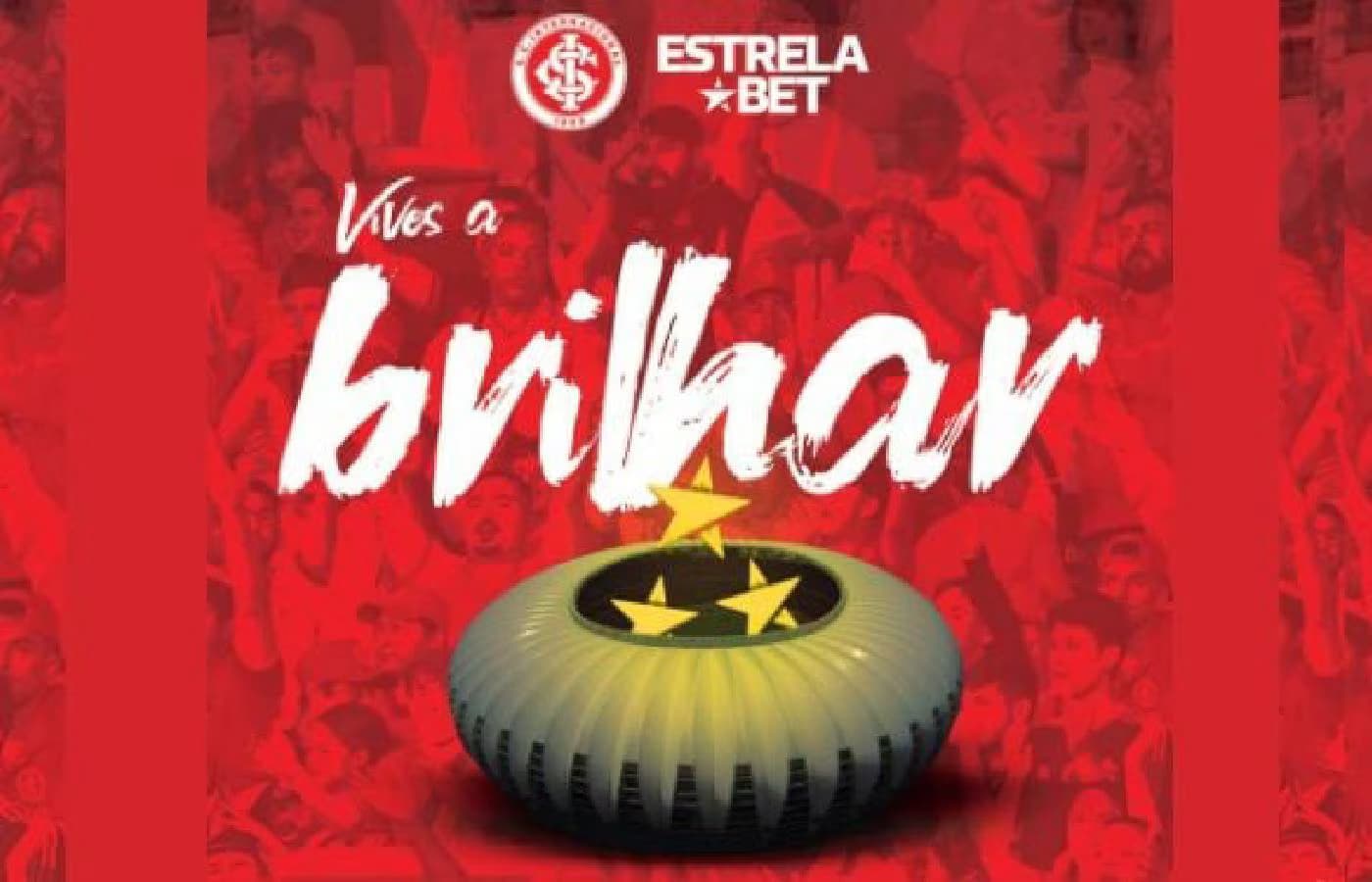 EstrelaBet, parceira do Internacional, anuncia patrocínio ao estádio Beira-Rio 