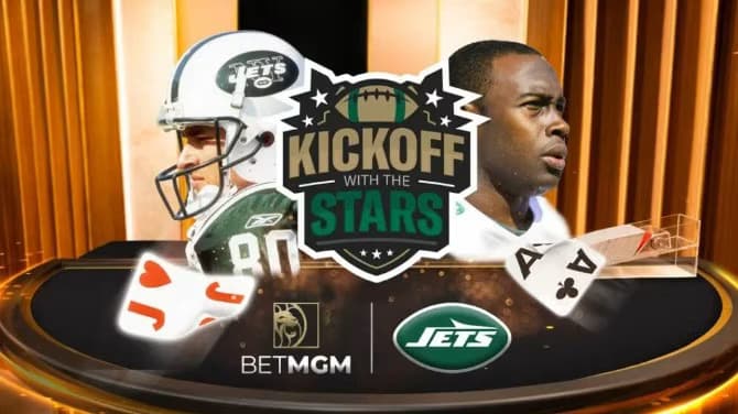 BetMGM anuncia colaboração com New York Jets em evento de blackjack
